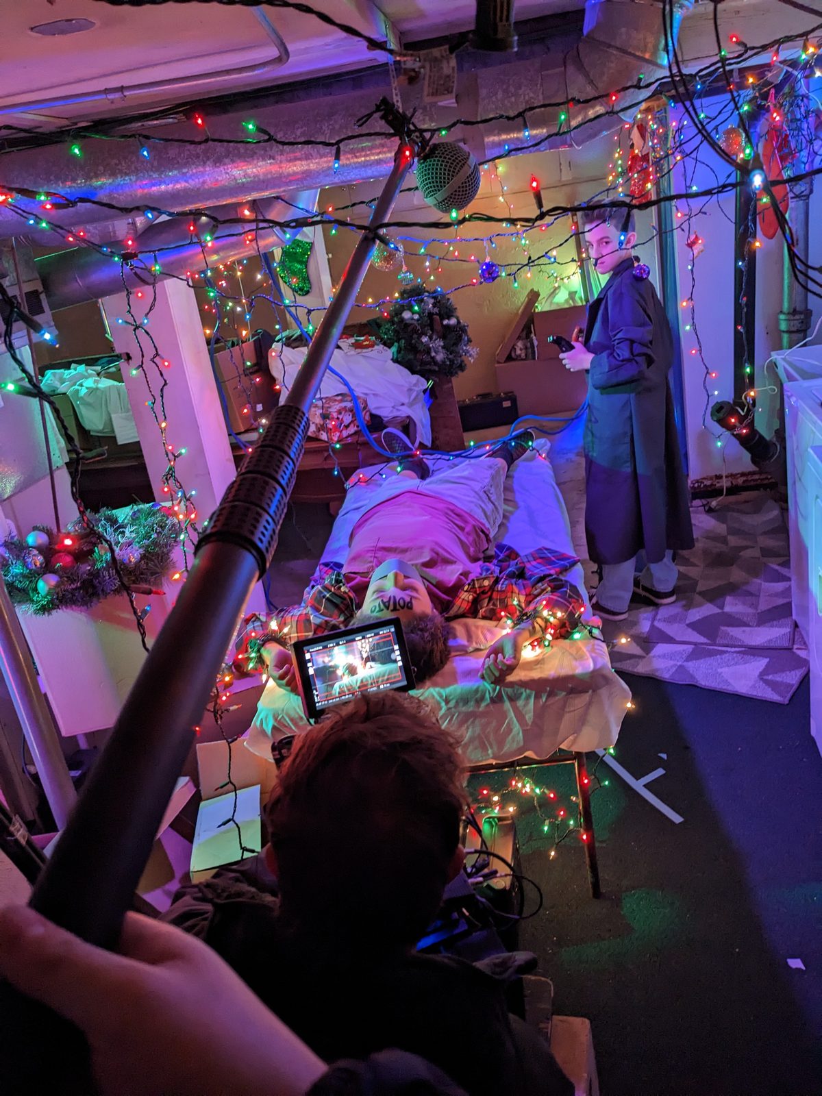Pro Film Sound on set