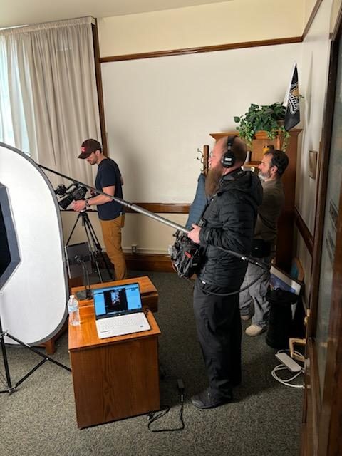 Pro Film Sound on set